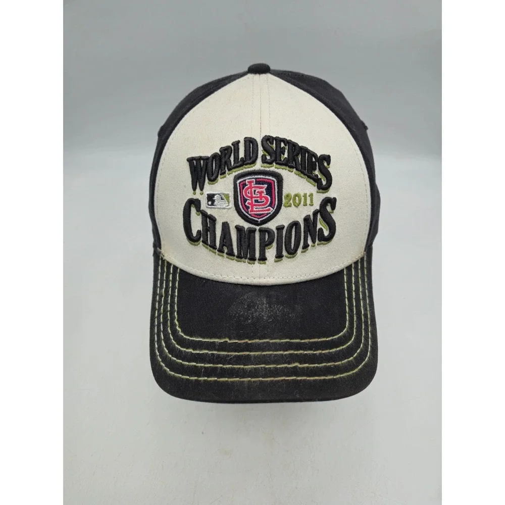 New‎ Era St. Louis Cardinals Hat Baseball Cap 2011 World Series Champs M/L OSFM